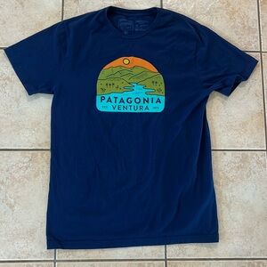 Patagonia Badge Ventura Organic Cotton‎ Tshirt Navy, Sz M
